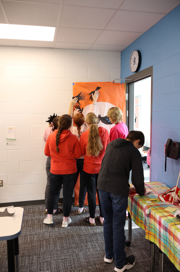 High School Classroom Door Halloween Decor