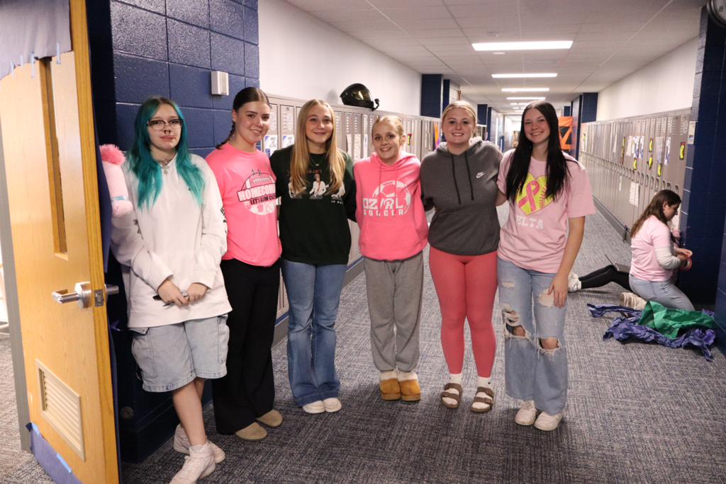 High School Classroom Door Halloween Decor