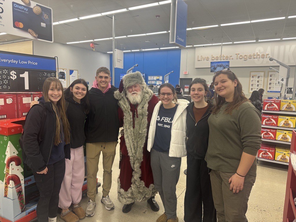 RLHS National honor society raised $500 to shop for gifts for local families this Christmas.