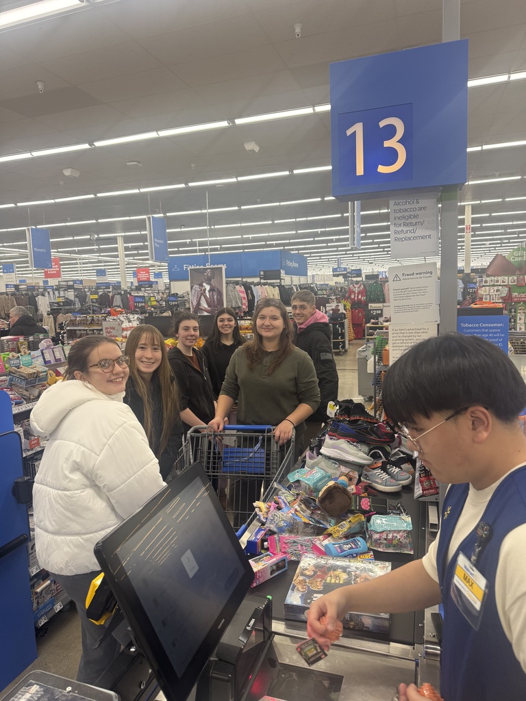RLHS National honor society raised $500 to shop for gifts for local families this Christmas.