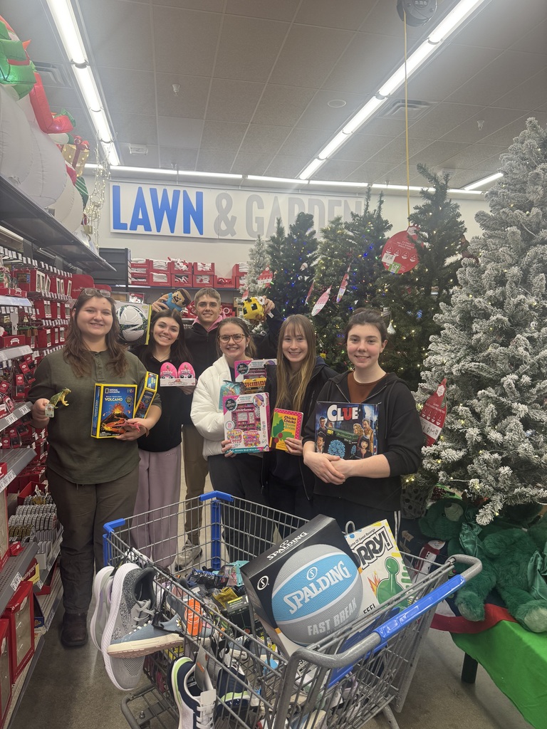 RLHS National honor society raised $500 to shop for gifts for local families this Christmas.