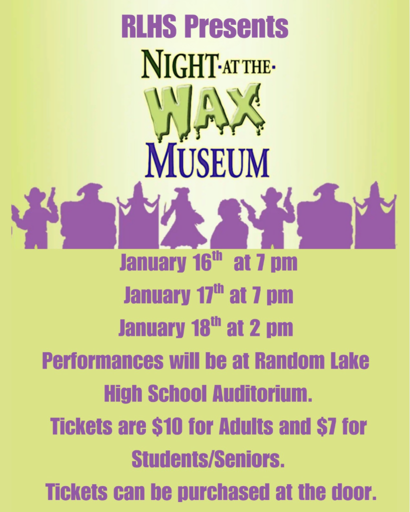 RLHS Presents Night At The Wax Museum