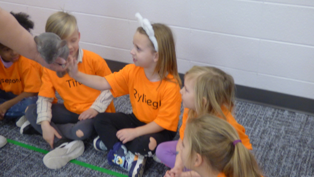 Ms. Kim's Amazing Animals visited our kindergarten classes