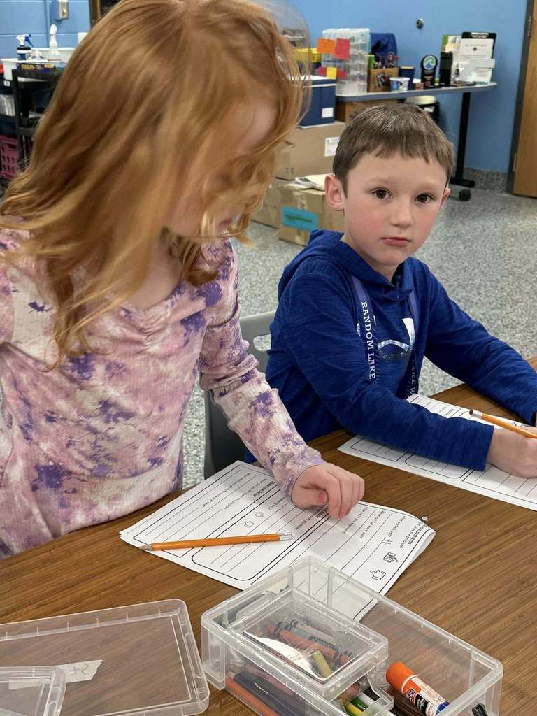 Students in Mrs. Goneau’s 2nd grade class explored STEM concepts through a mini Olympic curling event