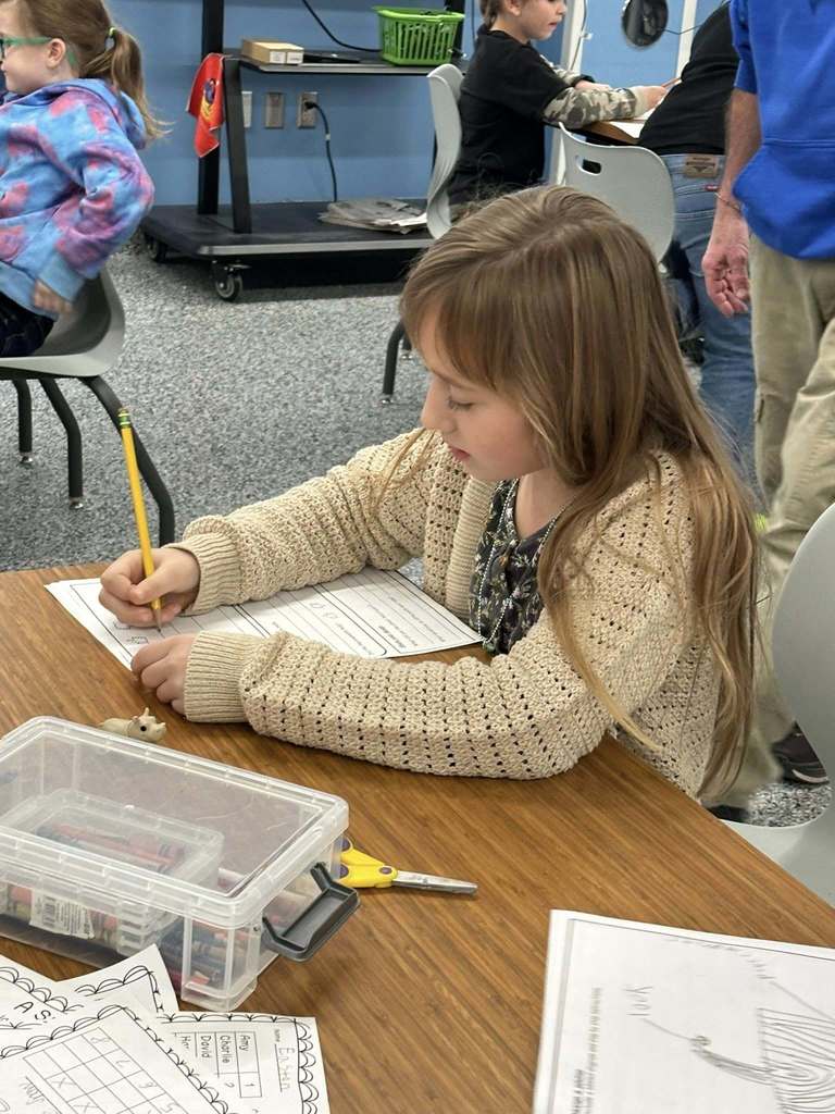 Students in Mrs. Goneau’s 2nd grade class explored STEM concepts through a mini Olympic curling event