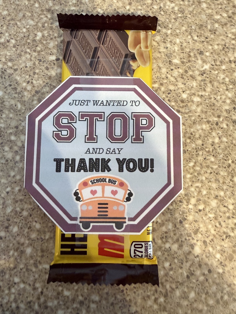 Bus driver appreciation week