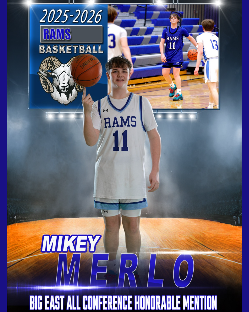 Mikey Merlo Big East All Conference Honorable Mention