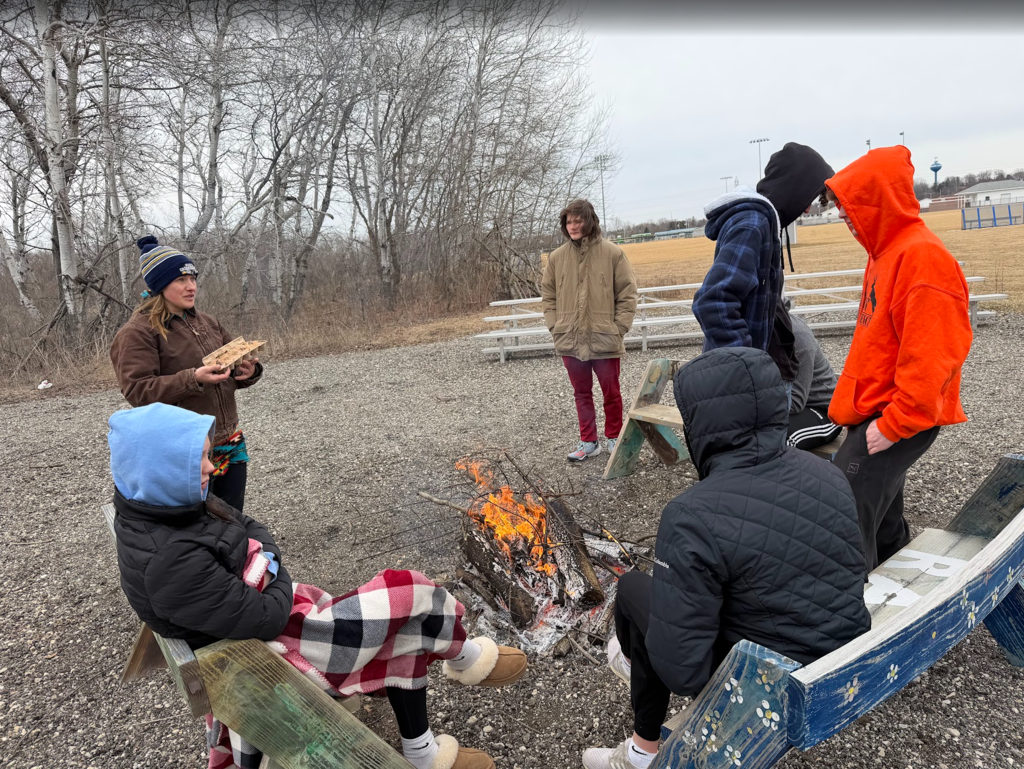 The Hatchet Club and American Wilderness Science class took their learning to the outdoor classroom, mastering the art of making a classic campfire treat—pudgy pies