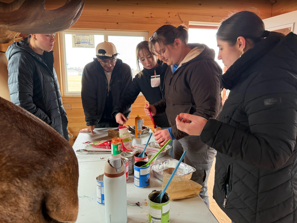 The Hatchet Club and American Wilderness Science class took their learning to the outdoor classroom, mastering the art of making a classic campfire treat—pudgy pies