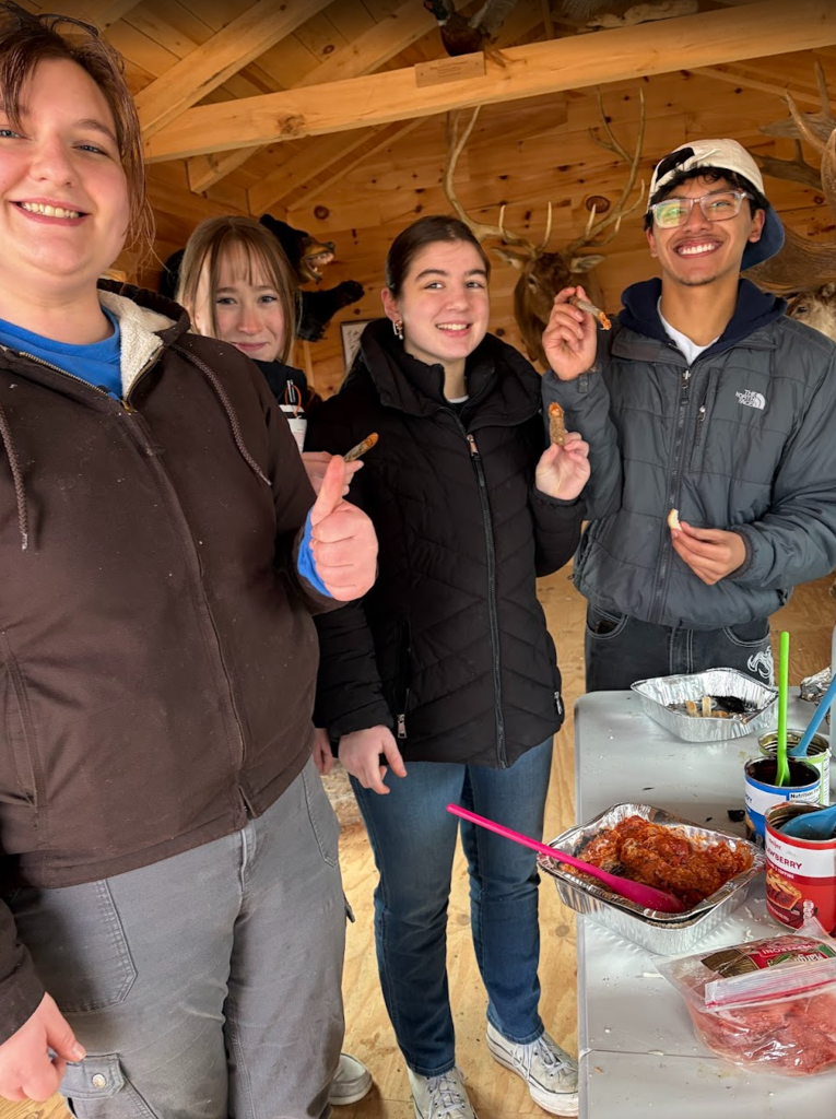 The Hatchet Club and American Wilderness Science class took their learning to the outdoor classroom, mastering the art of making a classic campfire treat—pudgy pies