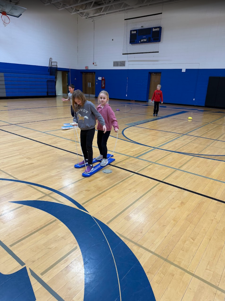 Mrs. Traas brought the Winter Olympics to life for her students.