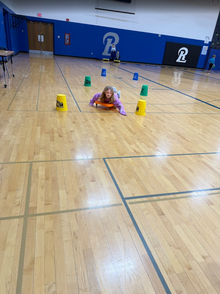 Mrs. Traas brought the Winter Olympics to life for her students.