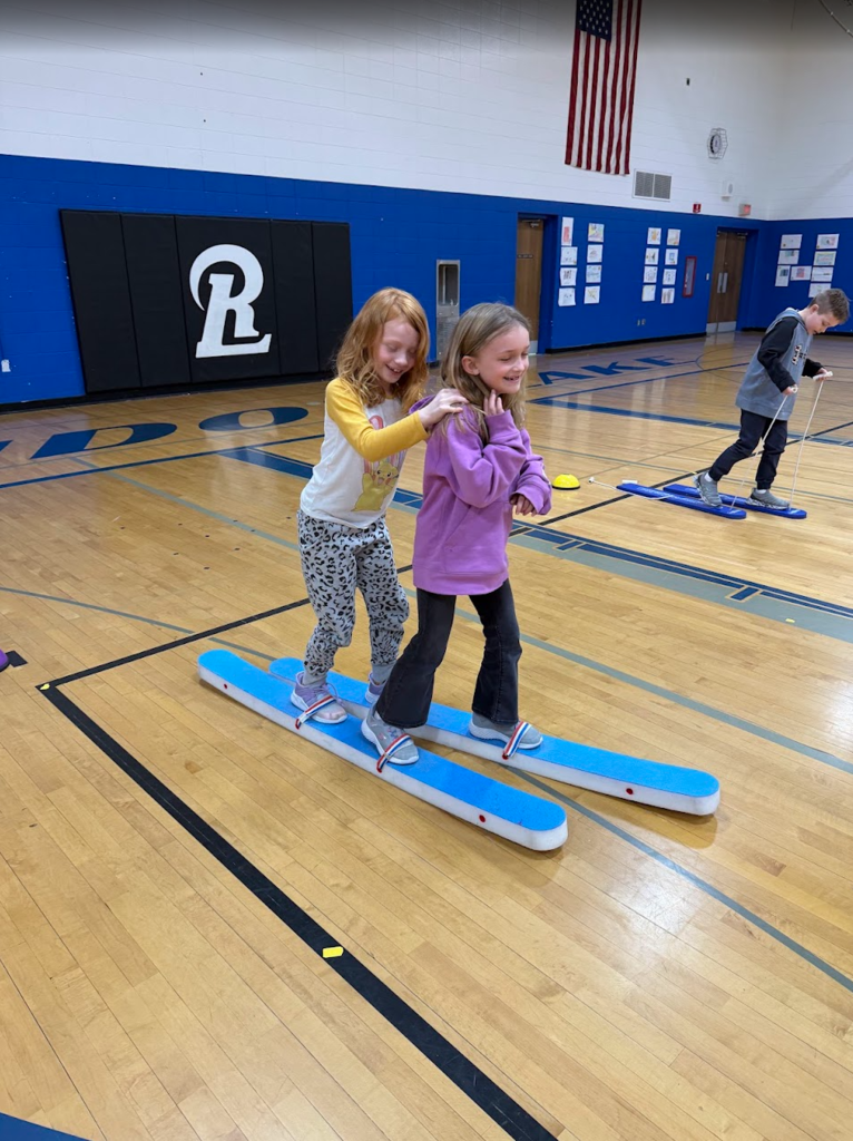 Mrs. Traas brought the Winter Olympics to life for her students.