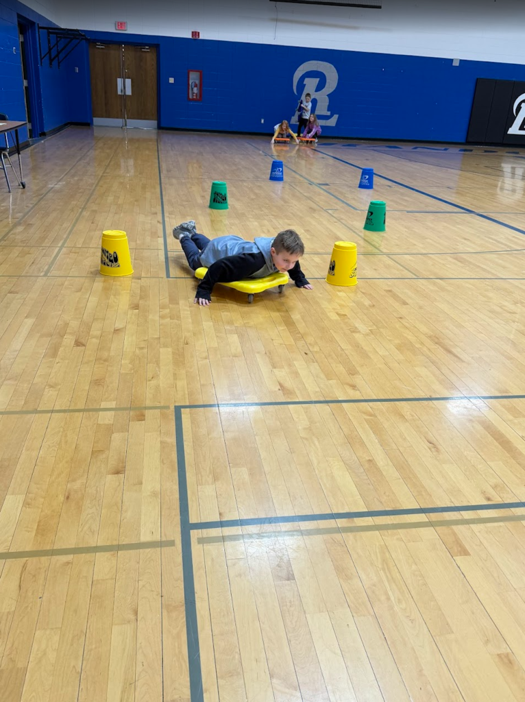 Mrs. Traas brought the Winter Olympics to life for her students.