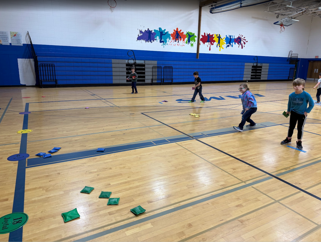 Mrs. Traas brought the Winter Olympics to life for her students.