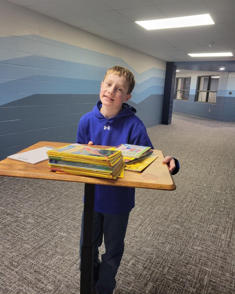 Big shout-out to Mr. Carter for being our Elementary Principal for half the day!