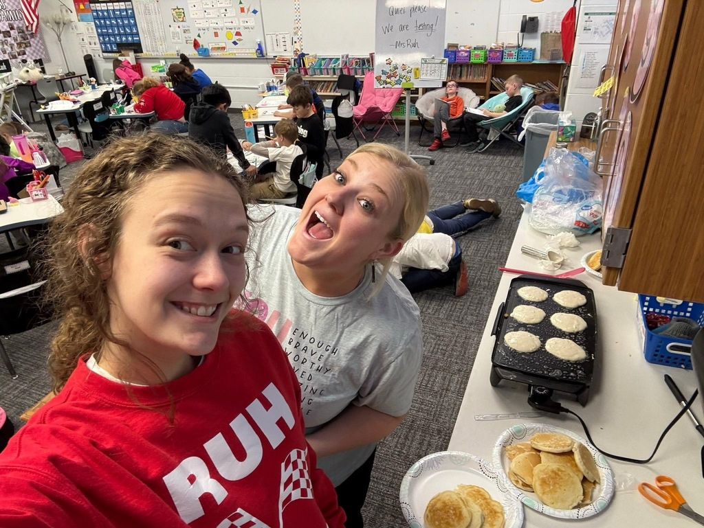 4th graders had an amazing time at their Fraction Pancake Party!