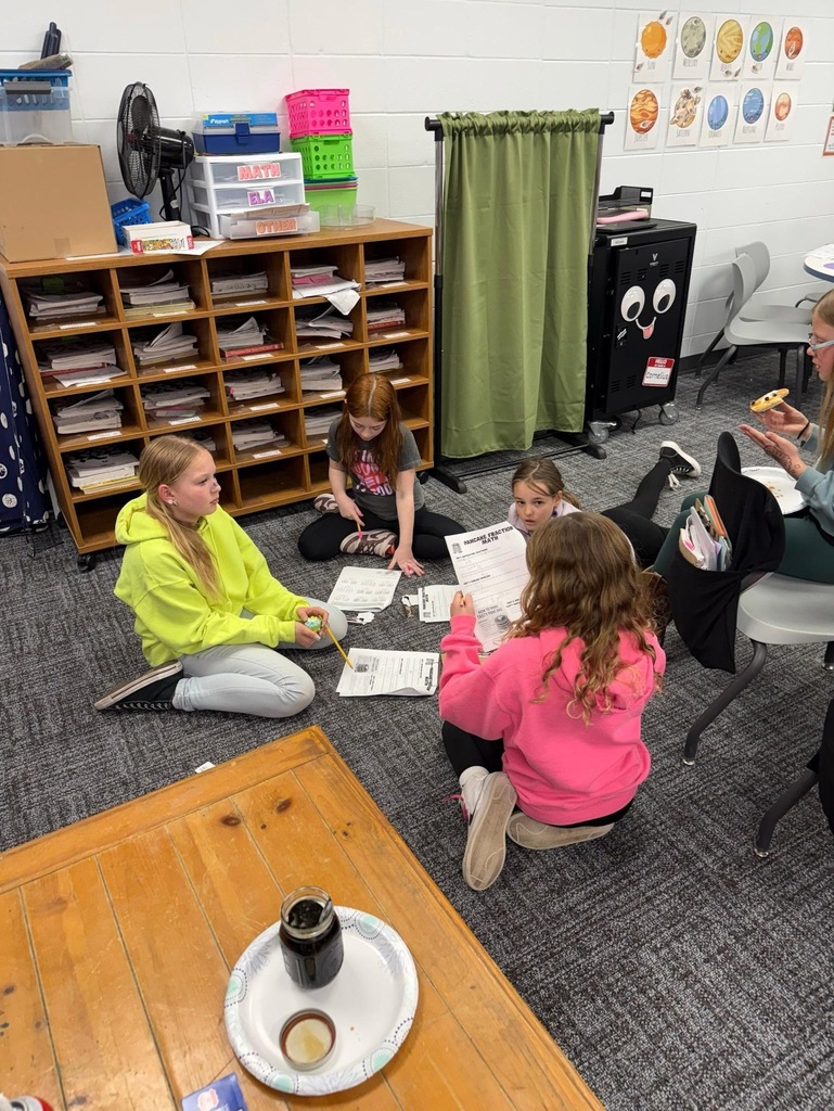 4th graders had an amazing time at their Fraction Pancake Party!