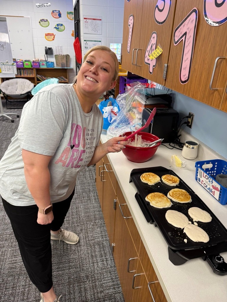 4th graders had an amazing time at their Fraction Pancake Party!
