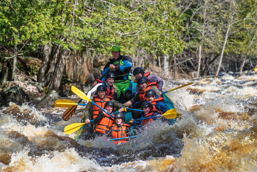 The Hatchet Club recently headed just north of Crivitz for an unforgettable rafting trip on the Peshtigo River!