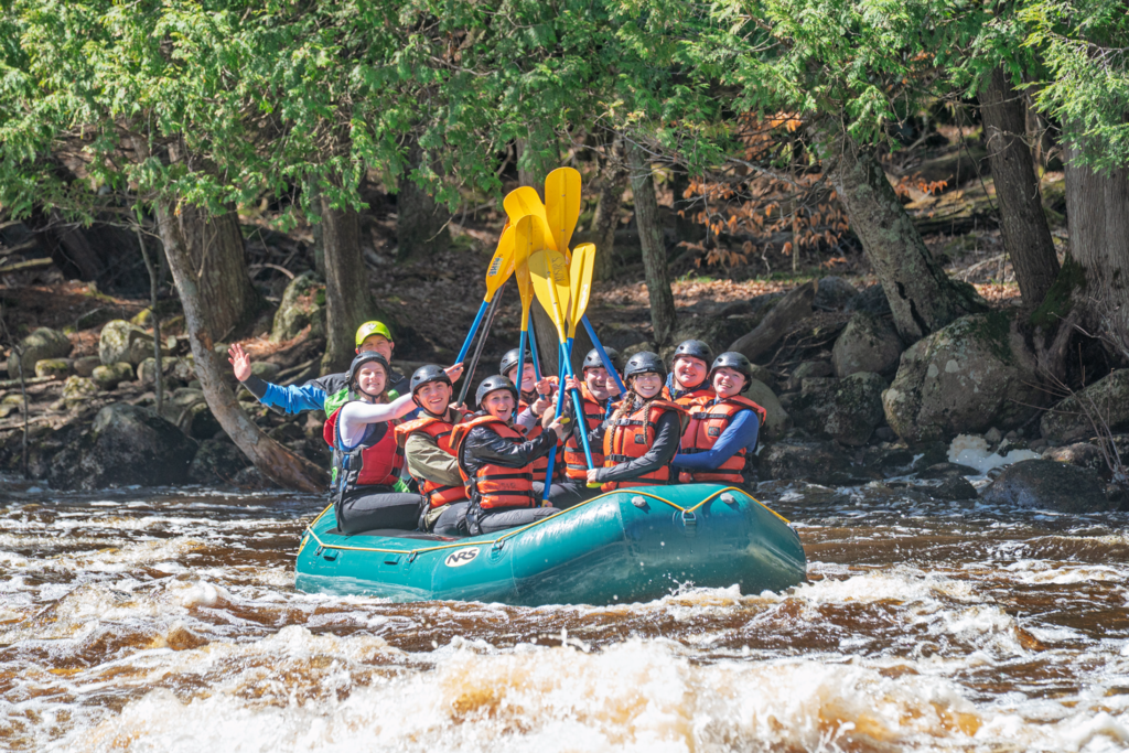 The Hatchet Club recently headed just north of Crivitz for an unforgettable rafting trip on the Peshtigo River!