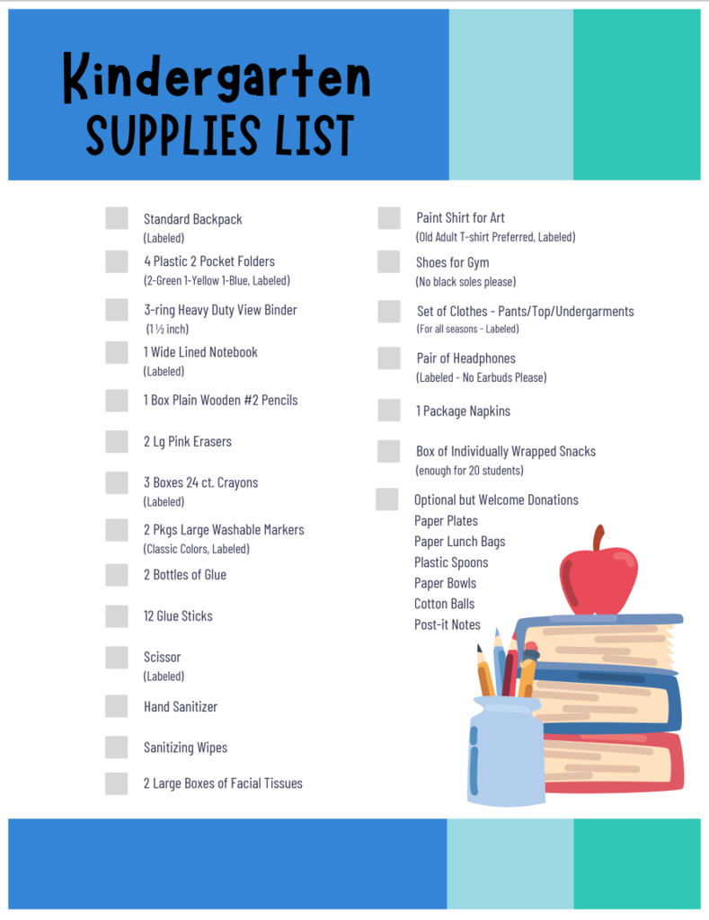 26-27 School Supply Lists