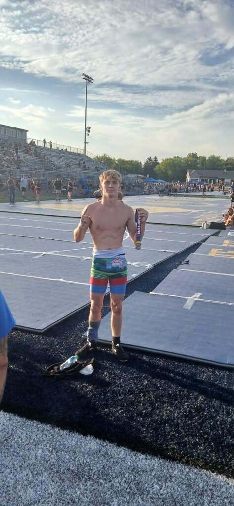 Caleb came away with the top spot at the Summer Cookin’ in the Kettle Outdoor Tournament hosted by Kettle Moraine Wrestling Club!