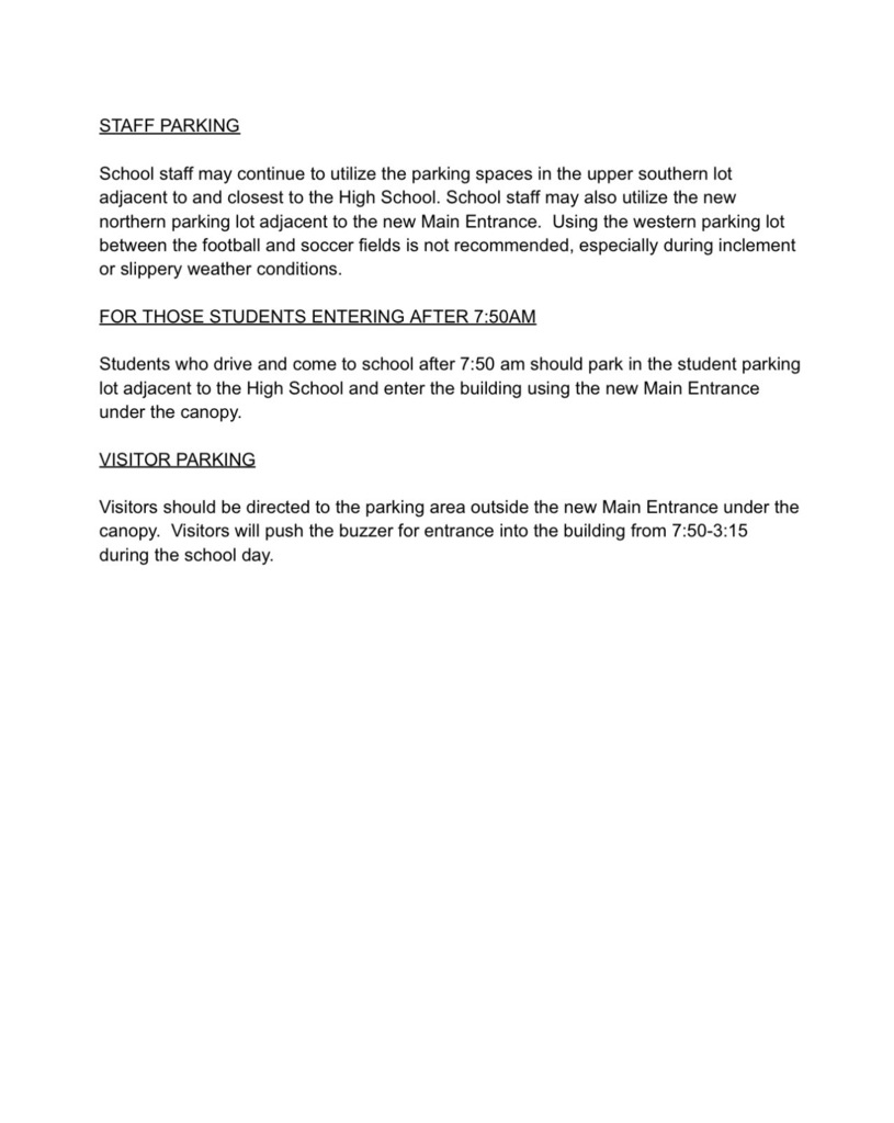 SDRL School Drop-off & Pick-up