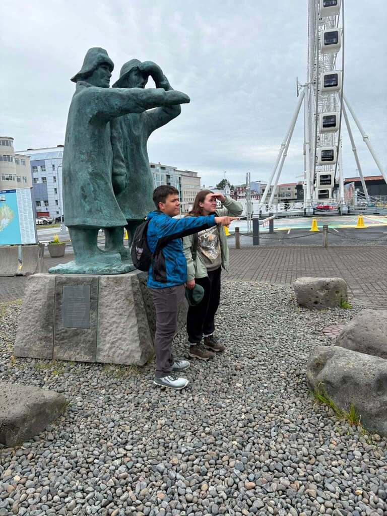 Four Random Lake High School agriculture students/Random Lake FFA members spent a week exploring ICELAND!