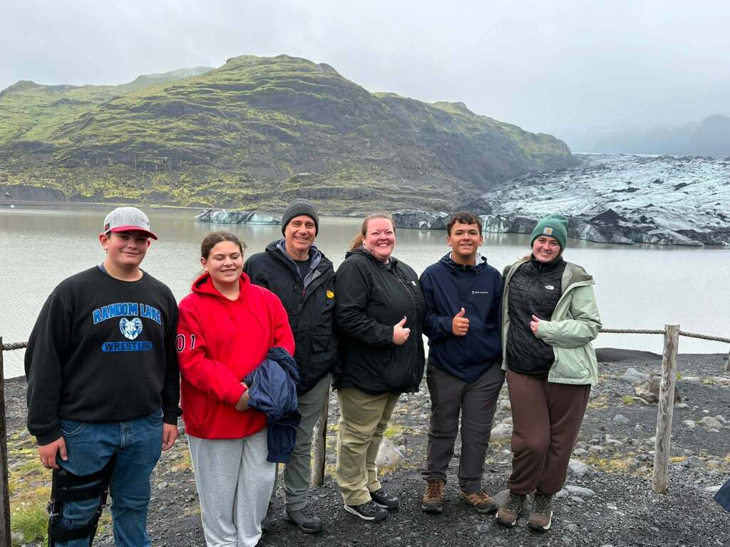 Four Random Lake High School agriculture students/Random Lake FFA members spent a week exploring ICELAND!