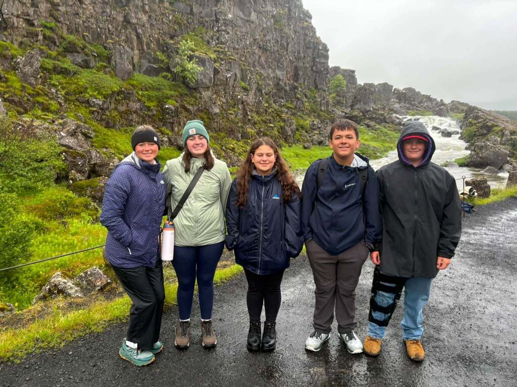 Four Random Lake High School agriculture students/Random Lake FFA members spent a week exploring ICELAND!
