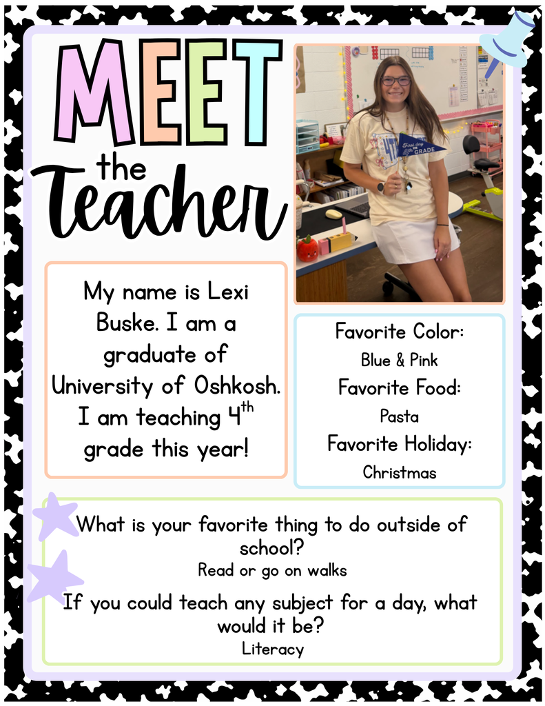 Welcome Ms. Buske!