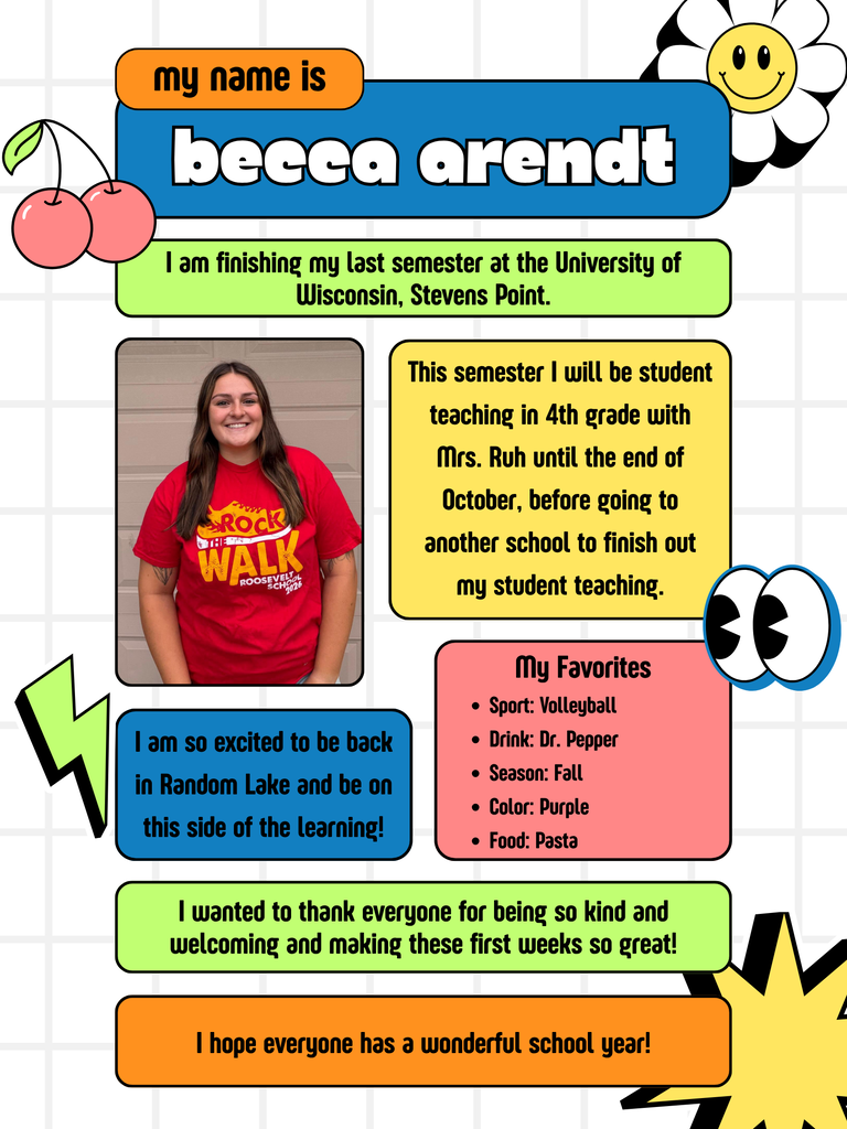 Welcome Ms. Arendt!