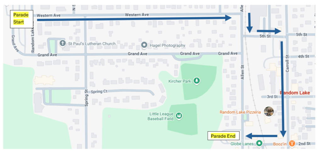 2026 Homecoming Parade Route
