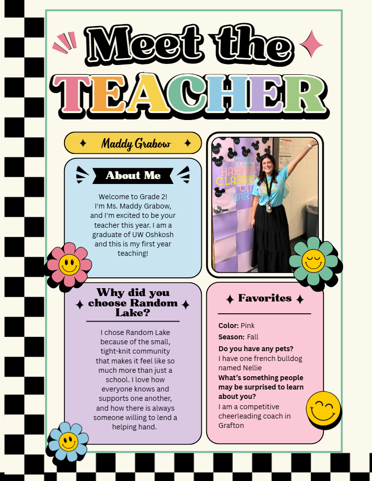 Welcome Ms. Grabow!