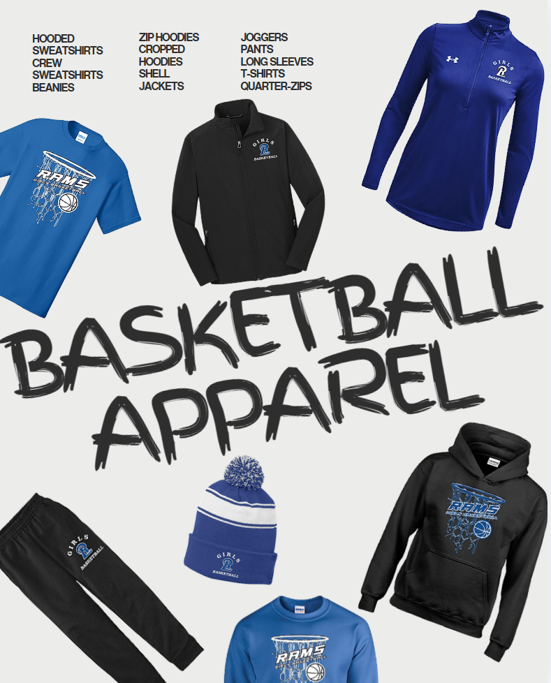 Rams Basketball Apparel