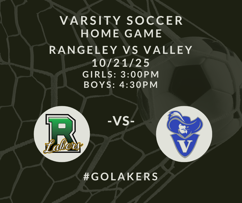 Varsity Soccer home game. Girls at 3:00 and boys at 4:30. Last regular season game.