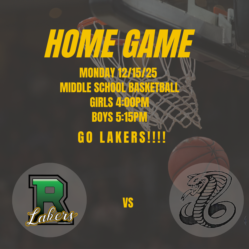 Middle School home game today 12/15/25.