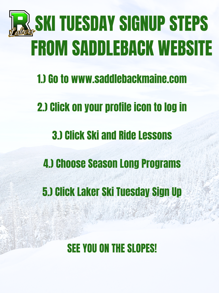 ski tuesday signup steps