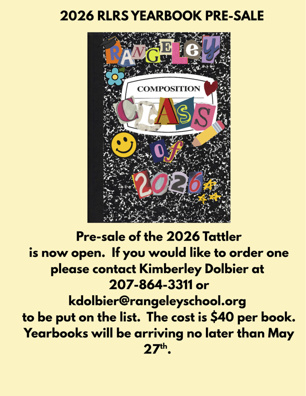 2026 yearbook pre-sale