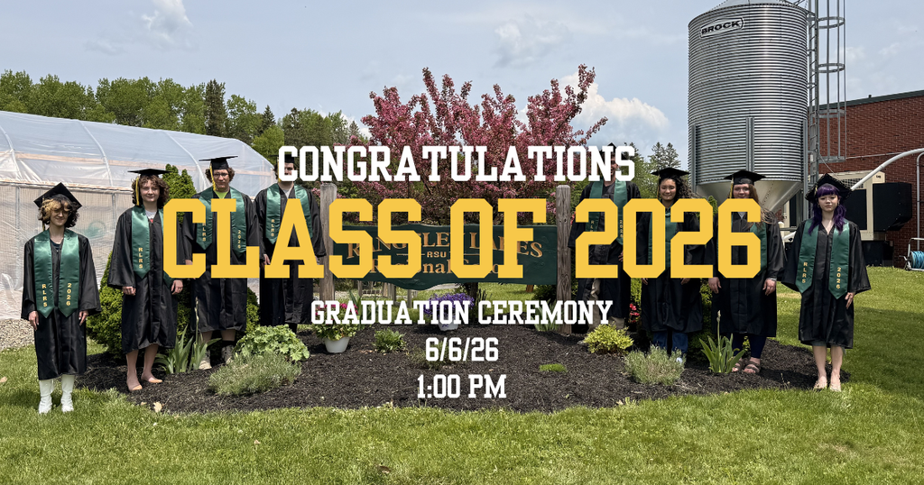 Graduation 6/6/26 at 1:00 pm