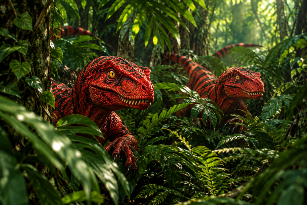 Raptors in Jungle