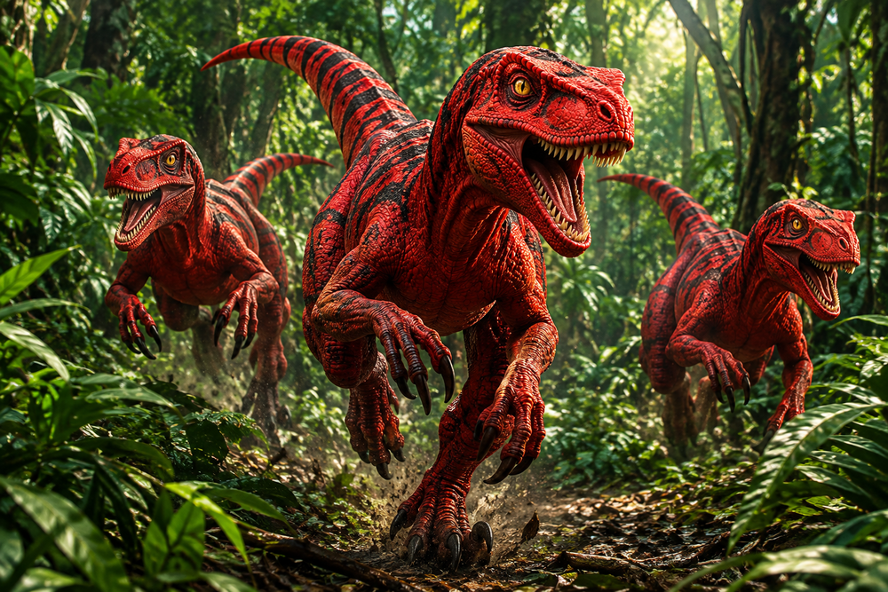 Raptors Running
