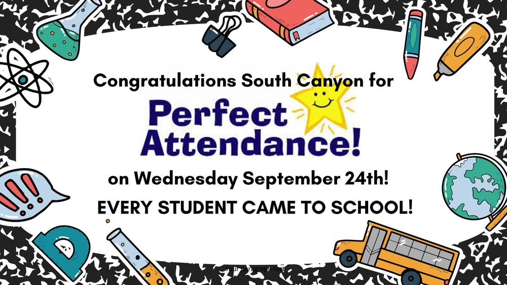 SC Perfect Attendance 9-24-25