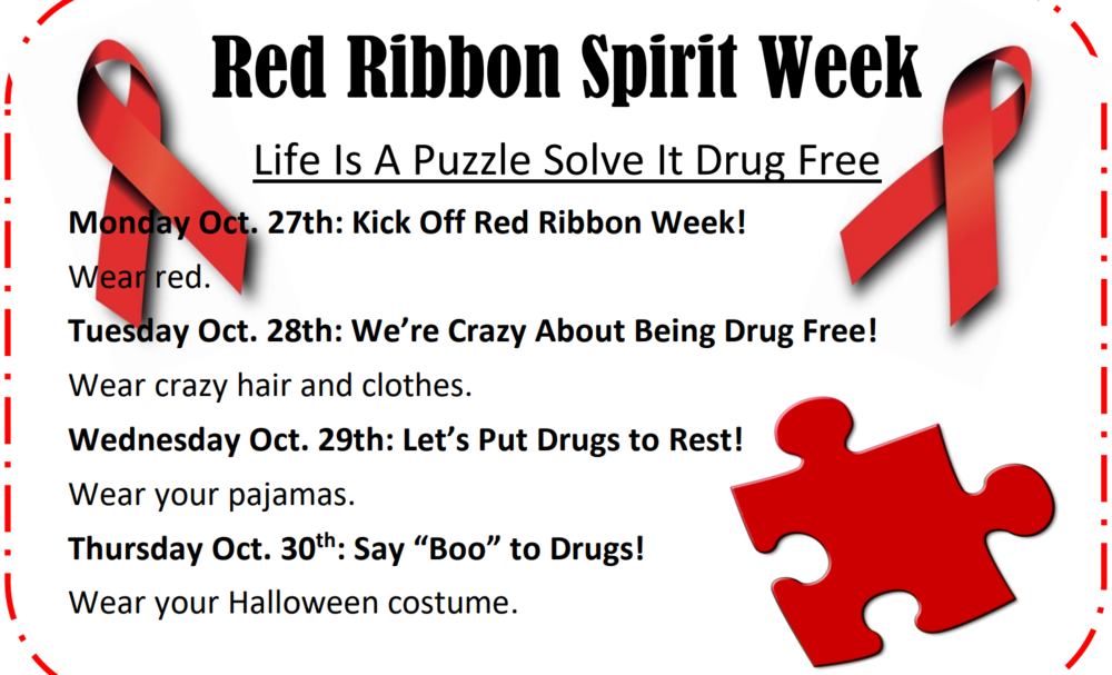 Reed Ribbon Week dress up days