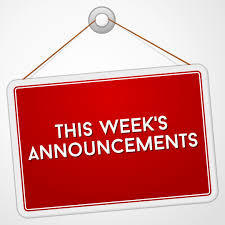 SC Weekly Announcements December 5, 2025