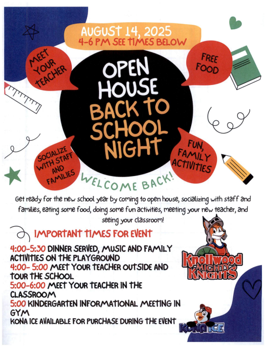 Open House/Back to School Night