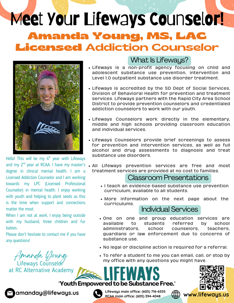 Meet your Lifeways Counselor
