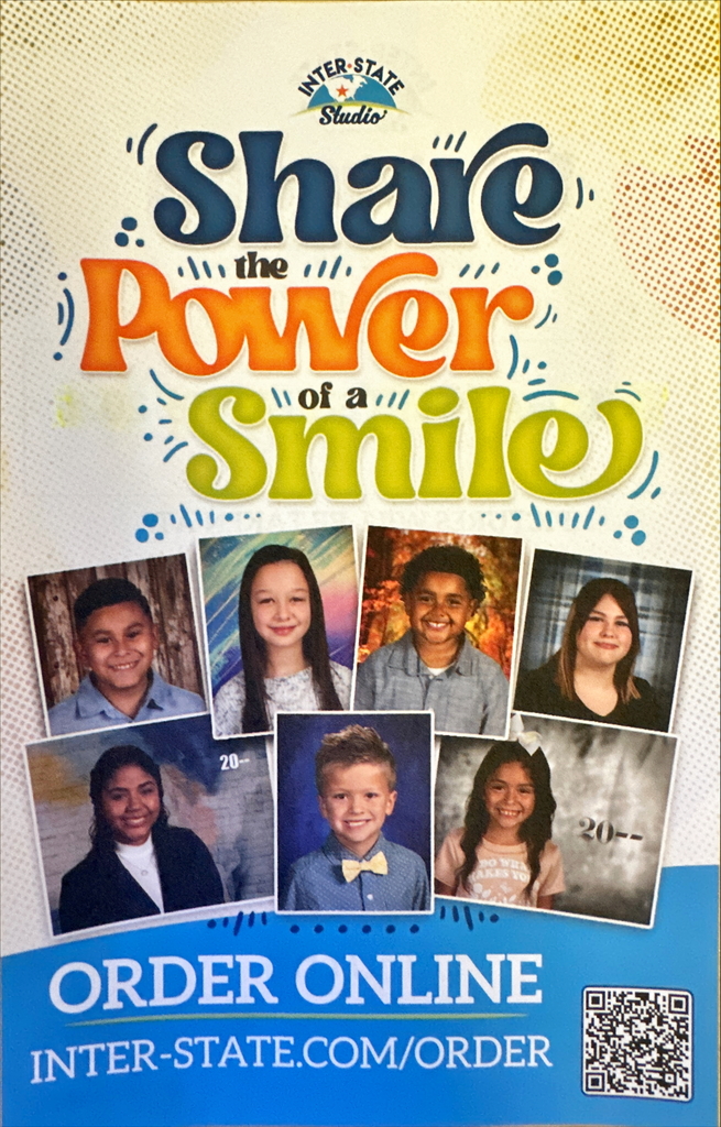 Picture day information. QR code for ordering online. 