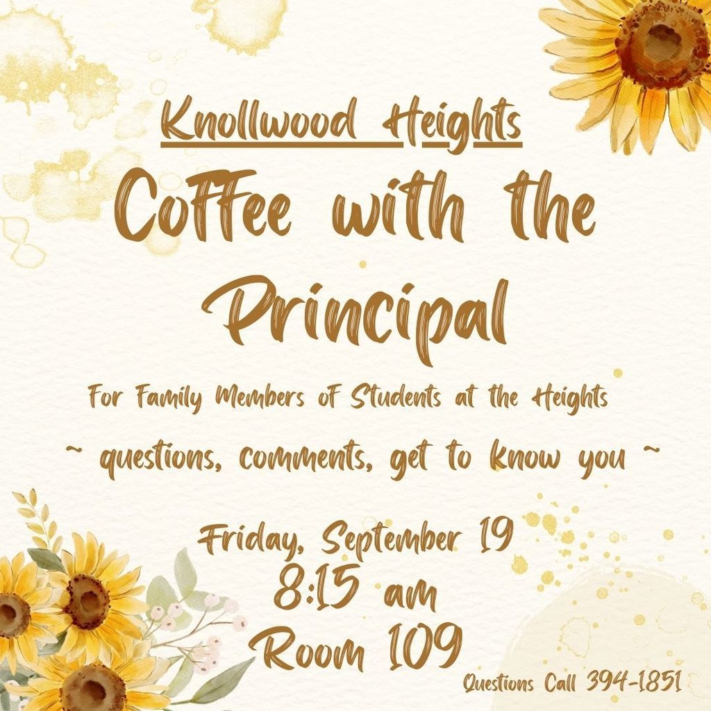 Coffee with the Principal